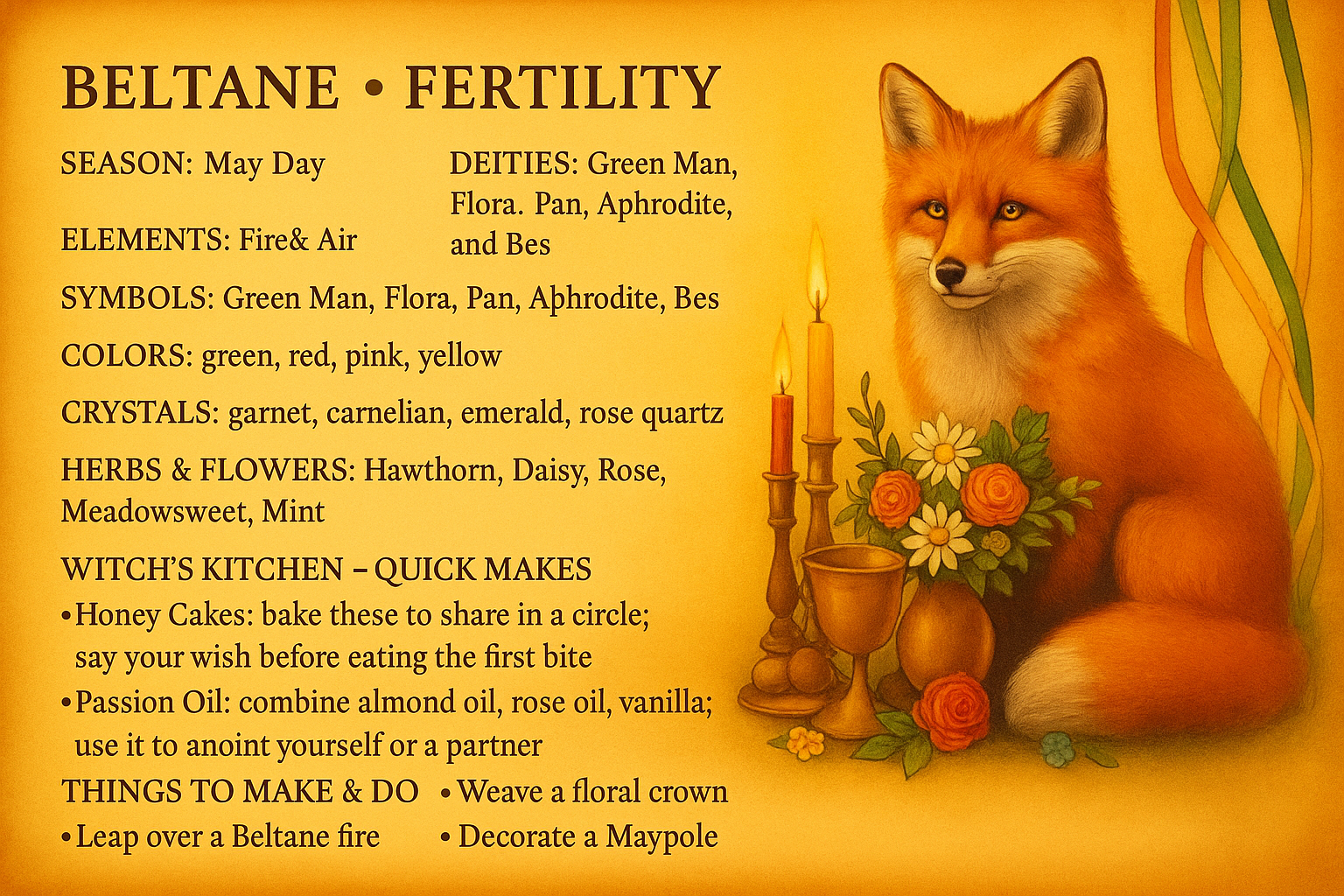 Beltane altar (add image)