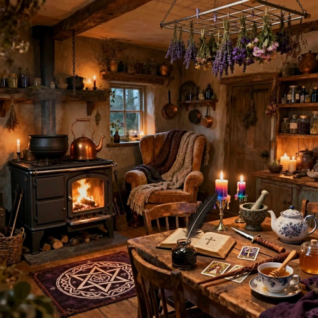 Moonletters Cottage Scene